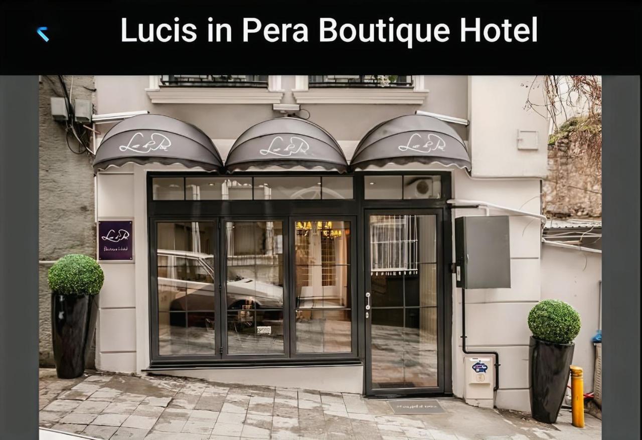 Lucis In Pera Boutique Hotel Istanbul Ngoại thất bức ảnh