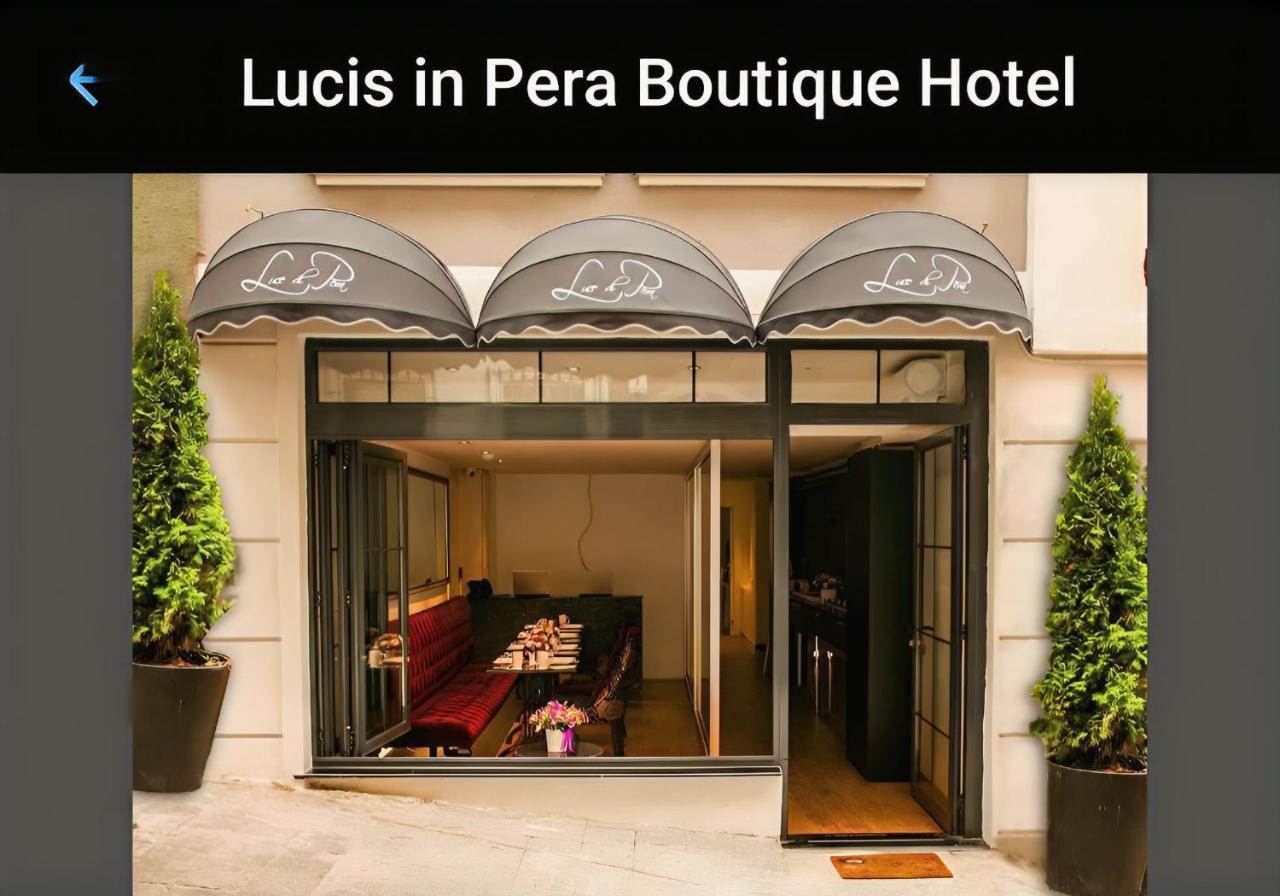 Lucis In Pera Boutique Hotel Istanbul Ngoại thất bức ảnh